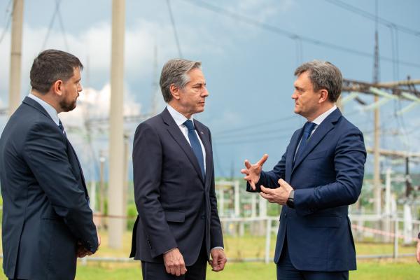 Prim-ministrul Dorin Recean, în discuții cu secretarul de stat al SUA, Antony Blinken: „Republica Moldova și Statele Unite cooperează pentru a livra ceea ce contează cel mai mult pentru cetățeni - pace și bunăstare”