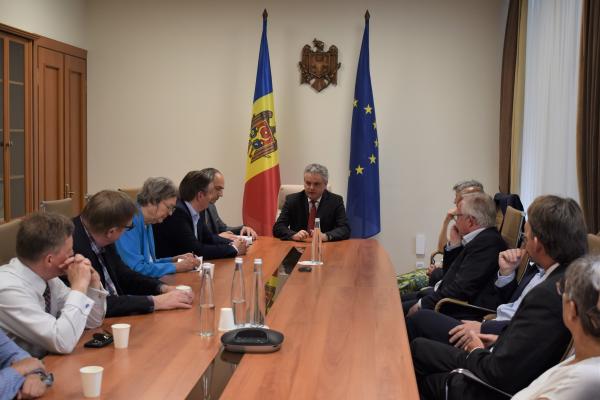 Viceprim-ministrul Oleg Serebrian în dialog cu o delegație din Regatul Danemarcei 