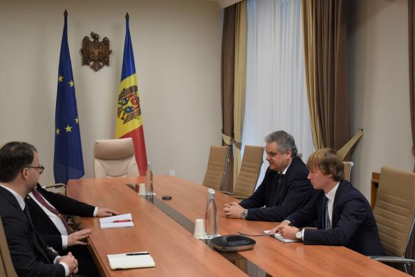 Întrevederea viceprim-ministrului Oleg Serebrian cu Președintele Comitetului pentru apărare al Parlamentului Regatului Suediei