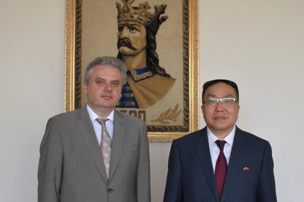 Întrevederea vicepremierului Oleg Serebrian cu ambasadorul Republicii Populare Chineze, E.S. Yan Wenbin
