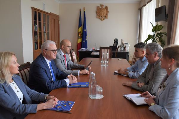 Întrevederea vicepremierului Oleg Serebrian cu șeful EUBAM, Slawomir Pichor