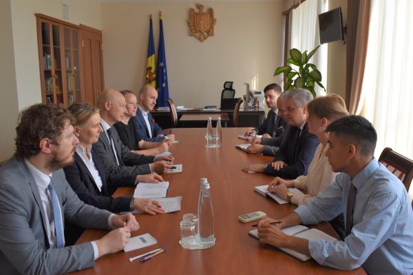 Întrevederea viceprim-ministrului Oleg Serebrian cu ambasadorul Thomas Lenk, reprezentantul special al Președinției în exercițiu a OSCE pentru procesul de reglementare transnistreană