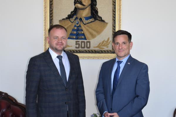 Întrevederea viceprim-ministrului Roman Roșca cu însărcinatul cu afaceri al Ambasadei Statelor Unite ale Americii, Nick Pietrowicz  