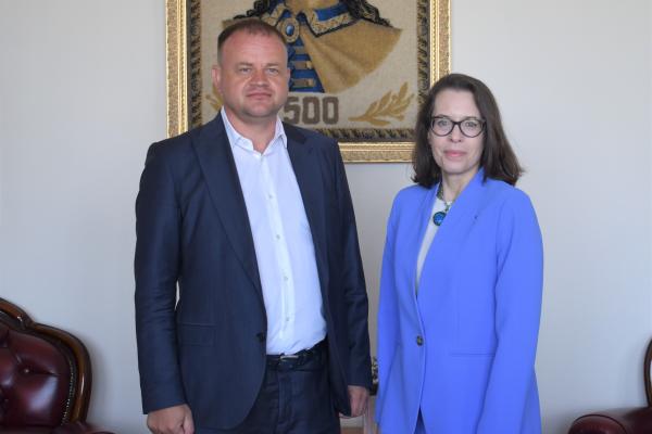 Viceprim-ministrul Roman Roșca s-a întâlnit cu șefa Misiunii OSCE în Moldova, aflată la final de mandat