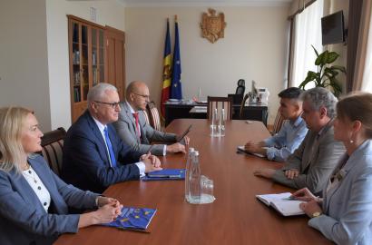 Întrevederea vicepremierului Oleg Serebrian cu șeful EUBAM, Slawomir Pichor