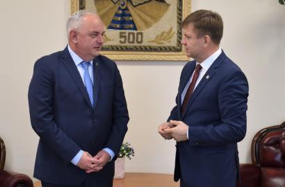 Întrevederea viceprim-ministrului Valeriu Chiveri cu ambasadorul Ucrainei în Republica Moldova, Paun Rohovei