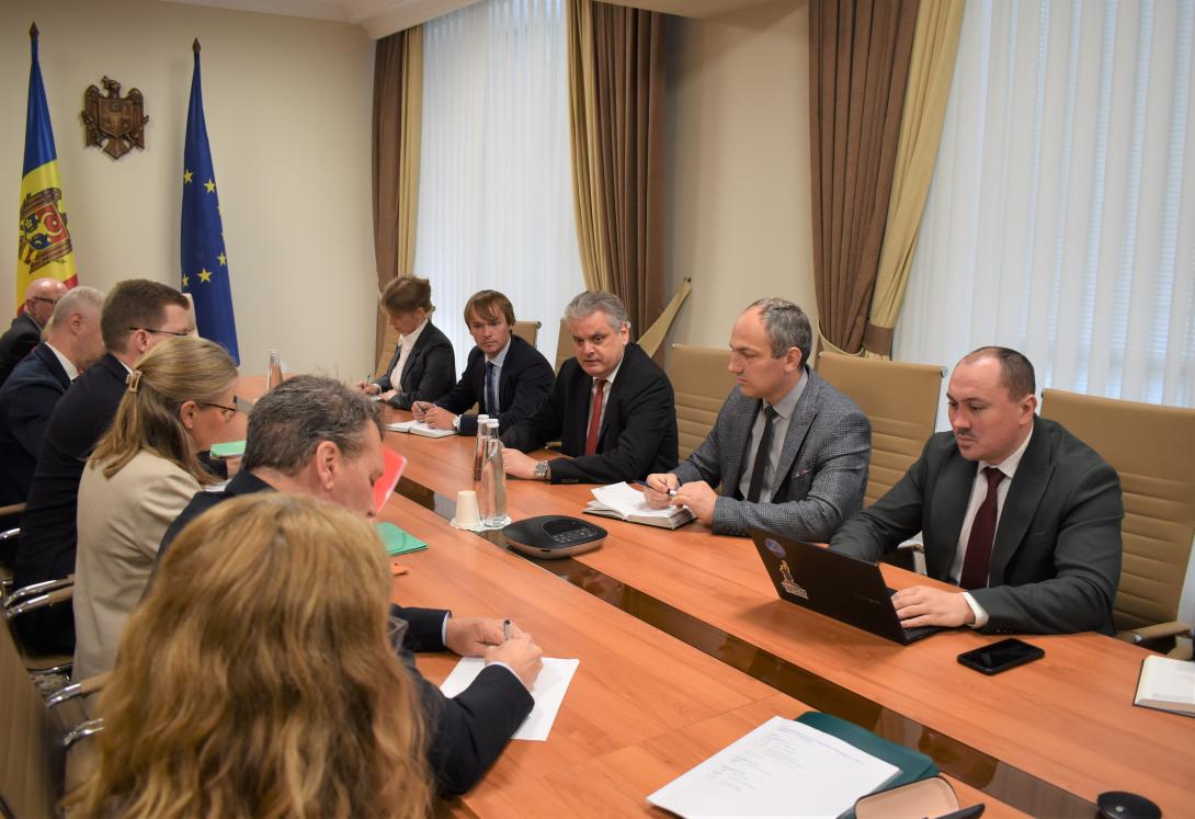 Întrevederea vicepremierului Oleg Serebrian cu ambasadorii țărilor din formatul Nordic-Baltic 8