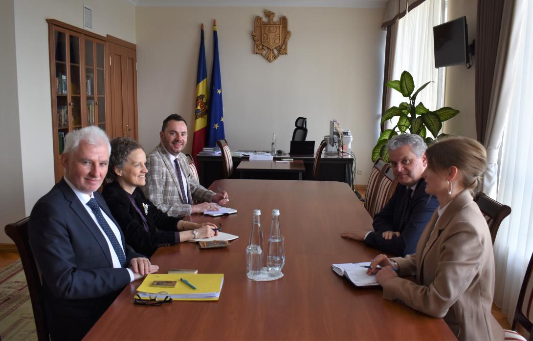 Întrevederea viceprim-ministrului Oleg Serebrian cu ambasadorul pentru Parteneriatul Estic și Marea Neagră în cadrul Ministerului pentru Europa și Afaceri Externe al Republicii Franceze