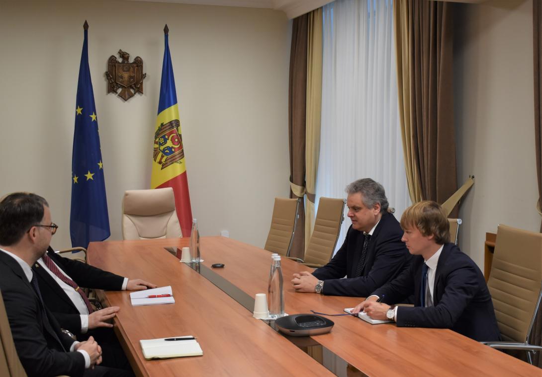 Întrevederea viceprim-ministrului Oleg Serebrian cu Președintele Comitetului pentru apărare al Parlamentului Regatului Suediei